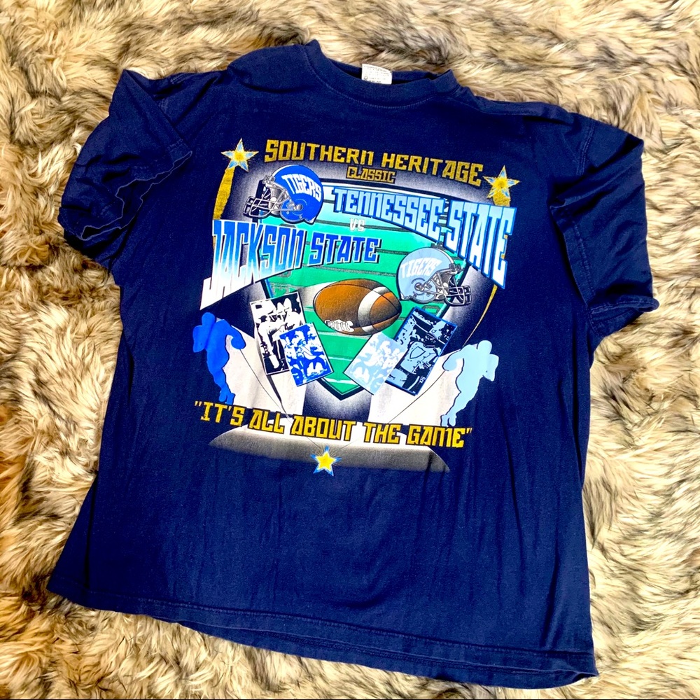 vintage Southern Heritage Classic band football hbcu T-shirt JSU TSU